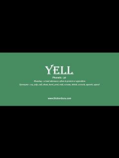 [x]yell: How to pronounce yell with Phonetic and Examples - YouTube